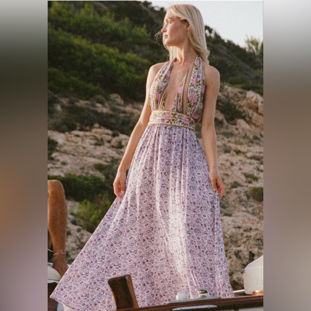 Spell and The Gypsy Sienna Halter Maxi - Picture 2 of 5